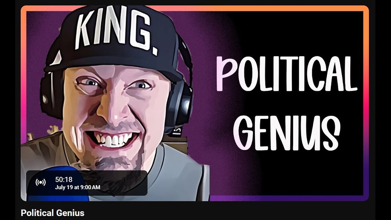 7-19-2024 Samantha Jean "Political Genius" w/ live chat (starts at 35:00)