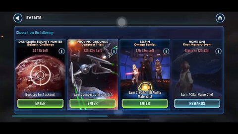 Proving Grounds Tie Interceptor Phase Update | Star Wars Galaxy of Heroes