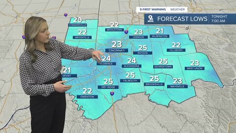 It's another cold start to the week