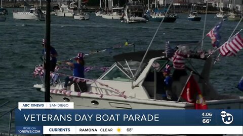 Fleet Week celebrates Veterans Day with boat parade