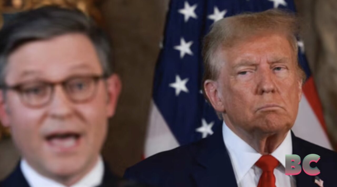 Trump defends Mike Johnson at Mar-a-Lago amid threats to House speakership