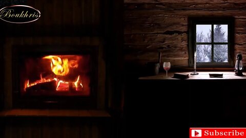 FLAMME FEU DE CHEMINÉE, Relaxing Piano Musicموسيقى هادئة رائعة لأقل من ساعة للتأمل و اللإسترخاء