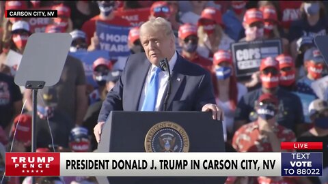 President Donald Trump in Carson City, NV #Nevada