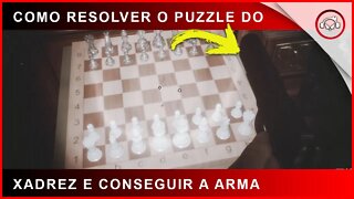 Fobia St Dinfna Hotel, Como resolver o puzzle do xadrez e conseguir a arma (Jogo Brasileiro)