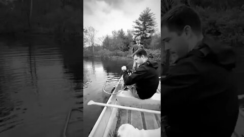 Father Teaches Son Fishing