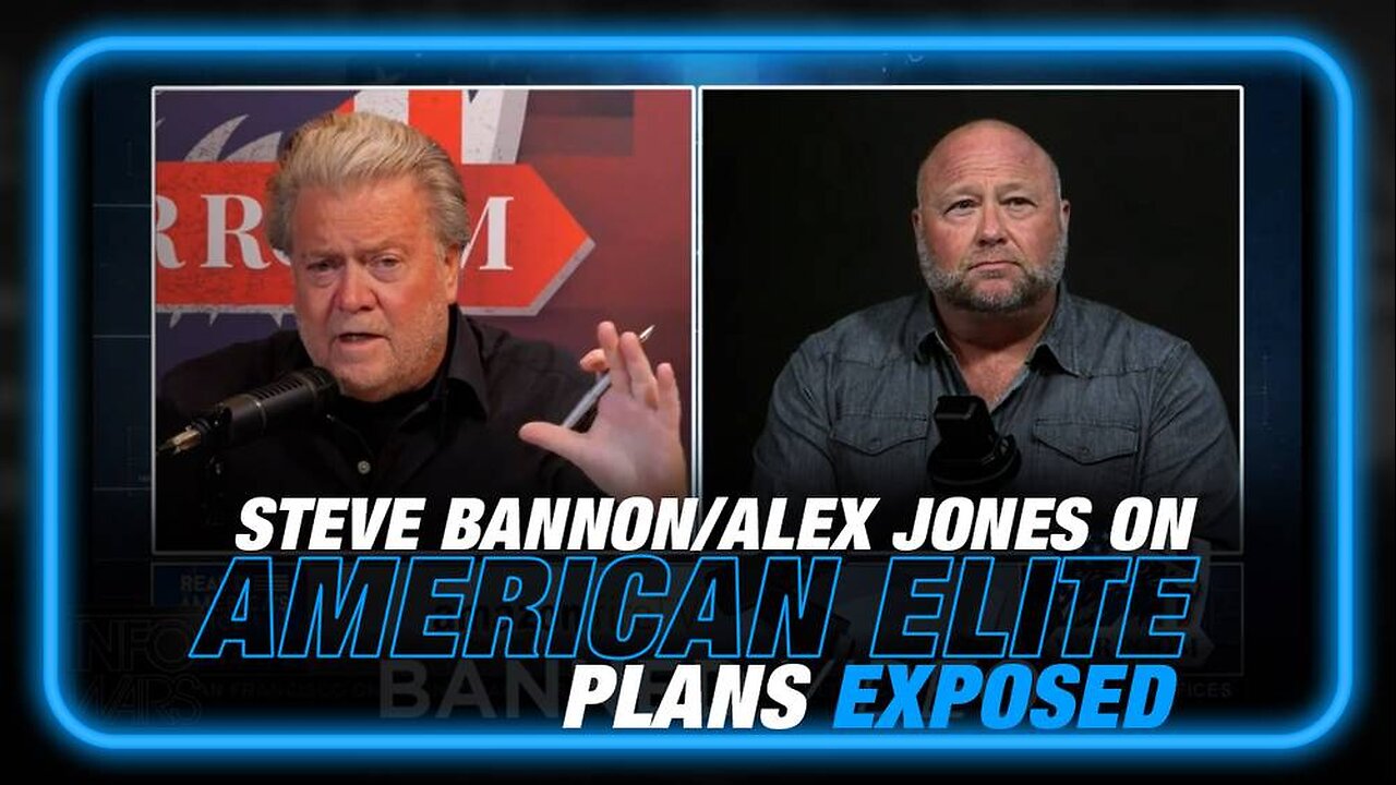 Steve Bannon and Alex Jones Expose the Incompetence of America's Elite and How They Threaten