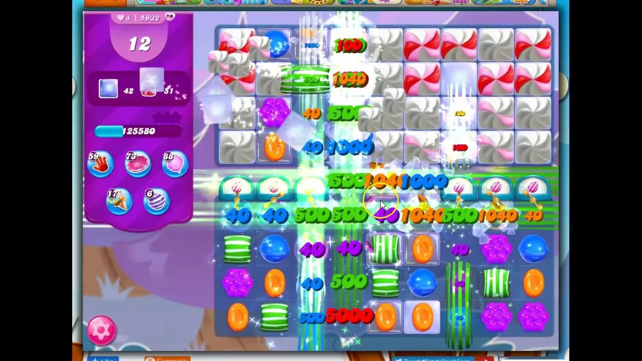 Candy Crush Level 5932 Talkthrough, 25 Moves 0 Boosters