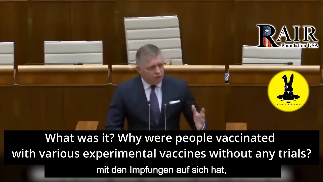 Slovak PM Fico on vaxx corruption in Parliament