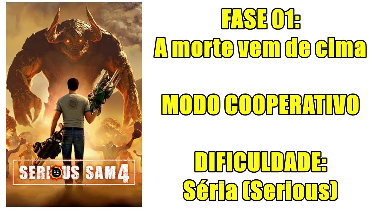 Serious Sam 4 - Cooperativo Clássico - Fase 1