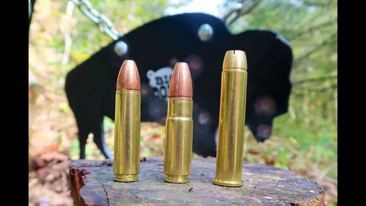 4570 VS 450 Bushmaster VS 458 Socom - Shooting Steel - Big Dong Targets