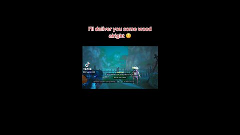I’ll deliver you some wood alright 😏