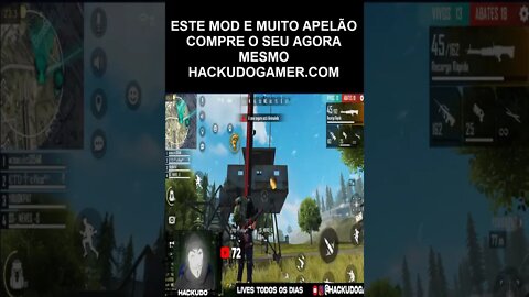 HACK PARA FF GRATIS - MOD MENU FF GRATIS - COMPRE SEU MOD AGORA MESMO HACKUDO GAMER