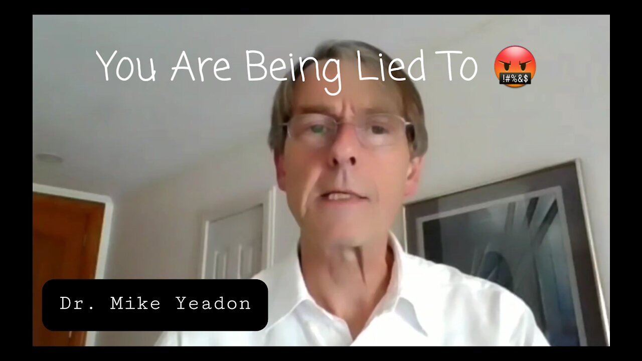 Dr. Mike Yeadon "You Are Being Lied To" 😱 @ Doctors for Covid Ethics Symposium 29th July 2021