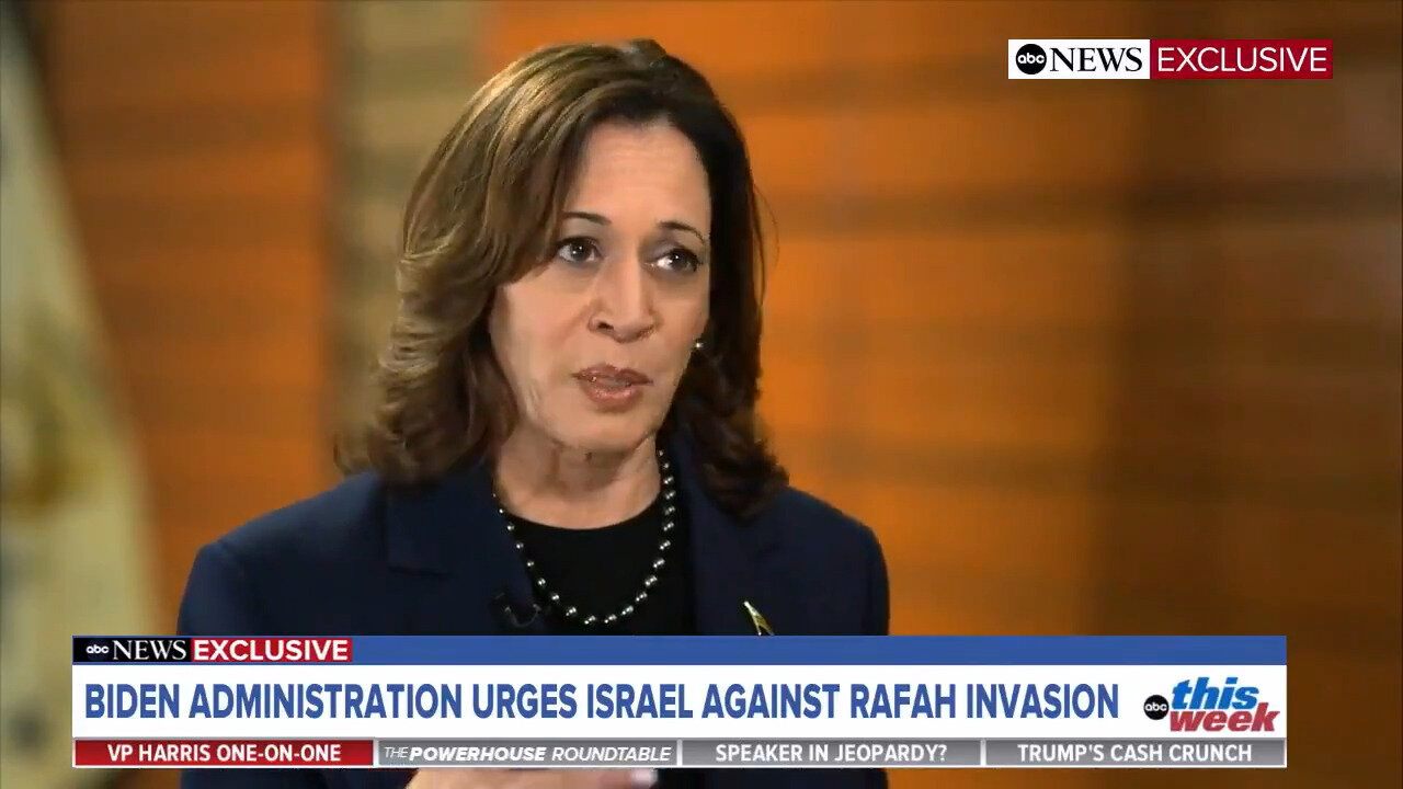 Kamala In March: An Israeli Offensive In Rafah Would Be A Huge Mistake Because She Studied The Maps