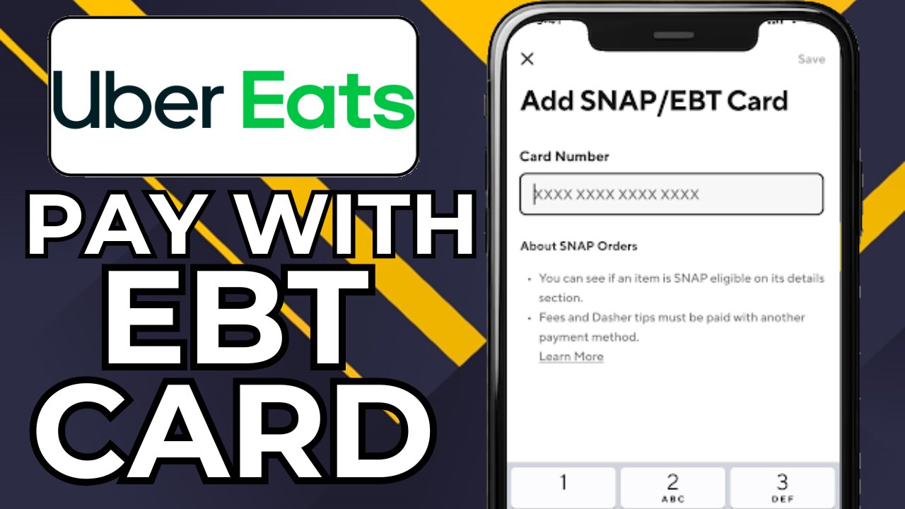 HOW TO USE EBT CARD ON UBER EATS