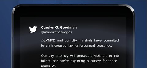 Las Vegas mayor: City weighing curfew for people under 21 after string of shootings downtown