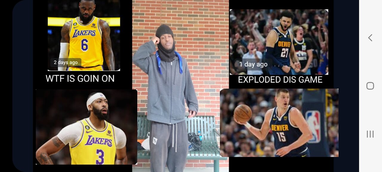 LBJ AN AD IS SICKKKK RITE NOW NUGGETS VS LAKERS JAMAL MURRAY WONT SMOKE PLAYOFF GM3