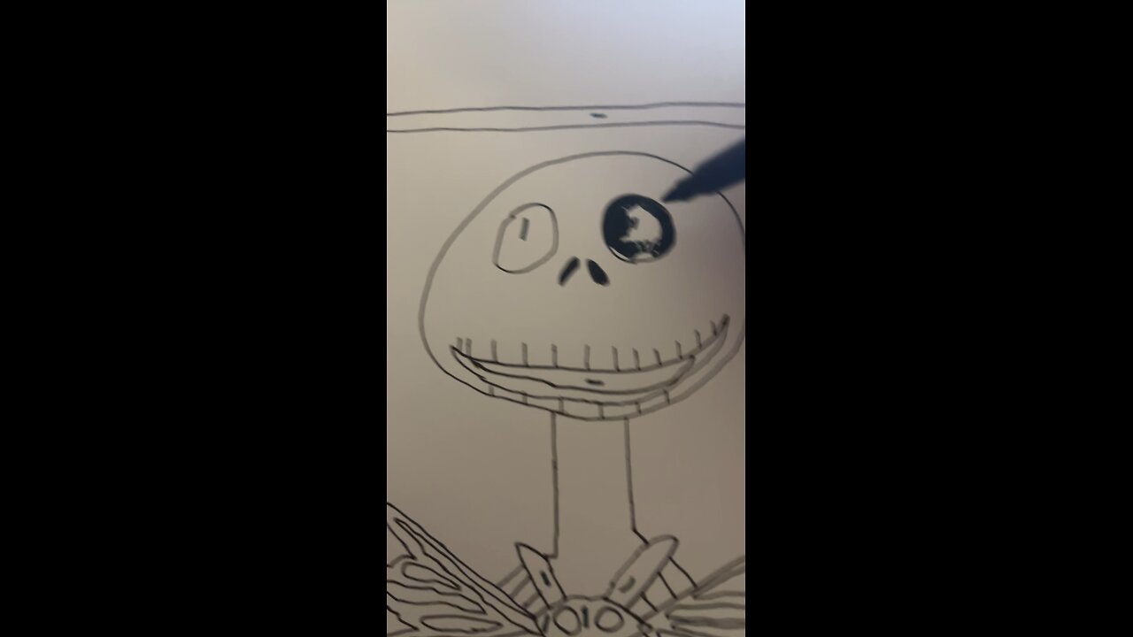 Jack Skellington Halloween Themed art video