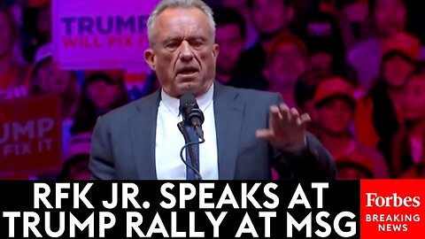 BREAKING: RFK Jr. Absolutely Eviscerates The Democratic Party At Trump's Madison Square Garden Rally