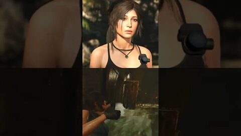 Aula de natação da Lara Croft