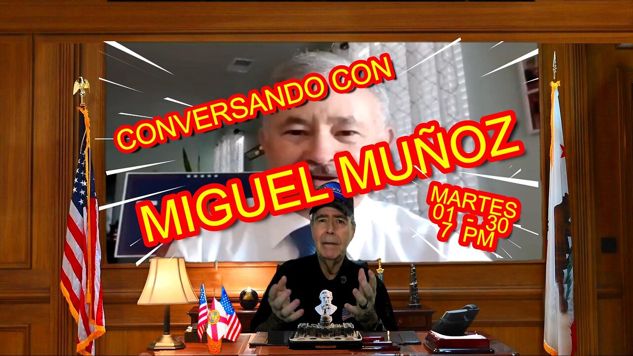 CONVERSANDO CON MIGUEL MUÑOZ 01.30 - 7 PM