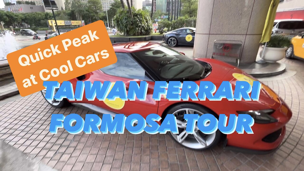 Ferrari Formosa Tour in Taipei Taiwan 2022