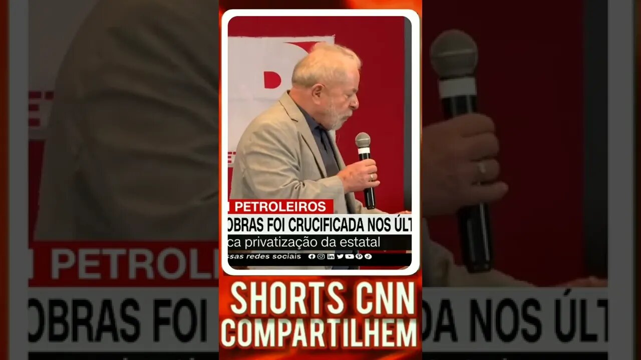 ex Presidente Lula fala sobre Petrobrás .#shortscnn