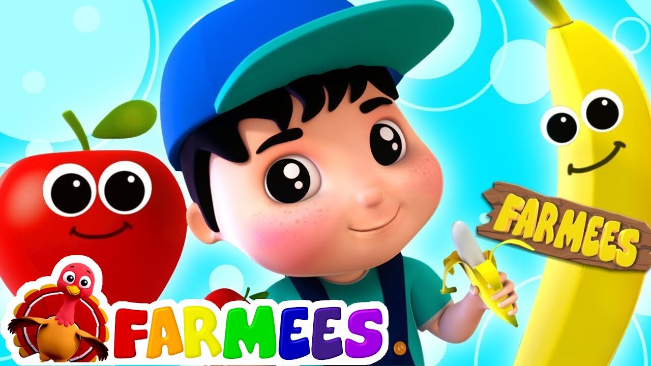 Apples and Bananas Poem 2024 - New Nursery Rhyme Song 2024 - Cartoons for Babies - English Poems