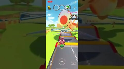 Mario Kart Tour - Mushroom Glider Gameplay (Cat Tour Premium Challenges Reward)