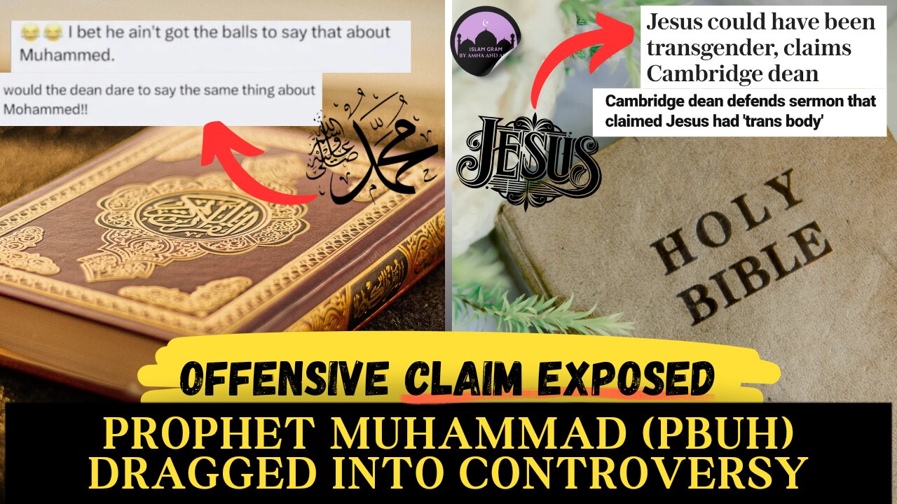 Transgender Jesus Claim – Why Drag Prophet Muhammad (PBUH) Into It?