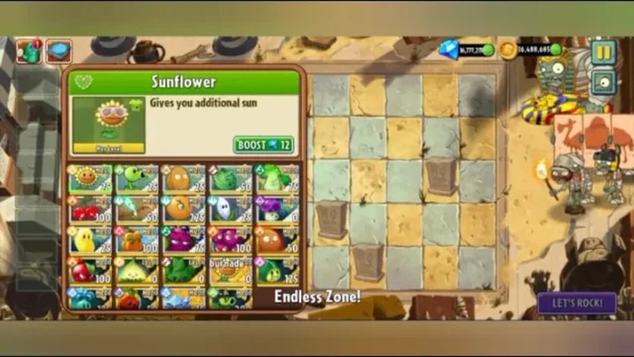 PvZ2 Ancient Egypt _ multiplant v zombie grafeshot_noctarine_arma-mint_bombegranate @Pvz2 Gameplay