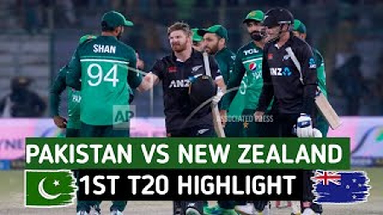 Pakistan 1st T20 Match Highlight vs New Zealand 2023 | Pakistan vs New Zealand 1st T20 Match Highlig