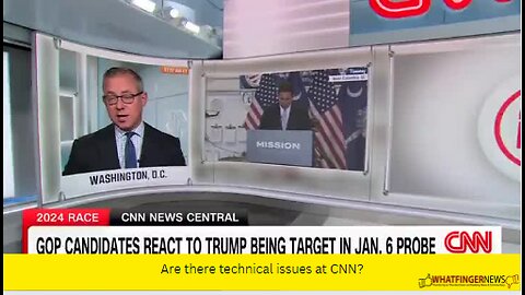 Are there technical issues at CNN?