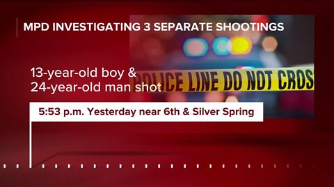 Double shooting near 64th and Silver Spring leaves 2 seriously injured, including teenTwo people are seriously injured after a double shooting near 64th and Silver Spring Drive on Tuesday.