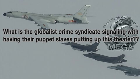 What is the globalist crime syndicate signaling, with having their puppet slaves putting up this theater?? -- U.S. intercepts Russian and Chinese bombers off Alaskan coast | LiveNOW from FOX [Closed Captions]