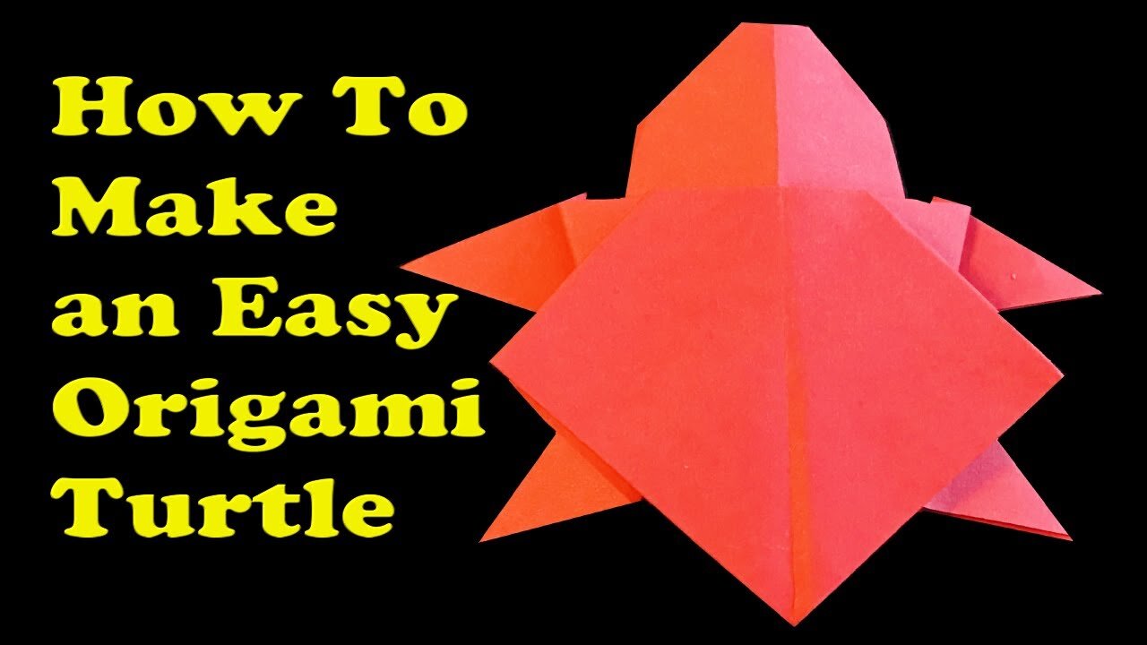 How to make an easy Origami Turtle