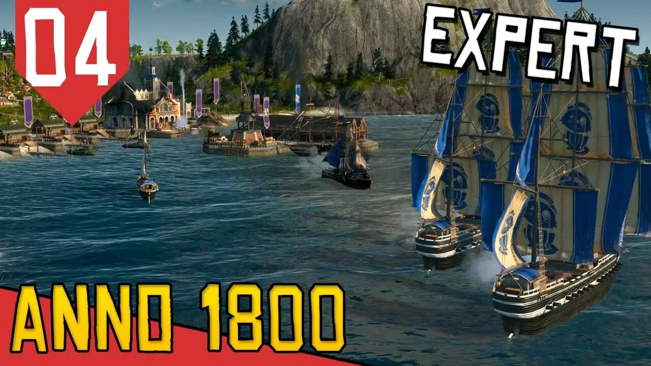 CONQUISTEI a Ilha com um BLITZKRIEG! - Anno 1800 #04 [Série Gameplay Português PT-BR]