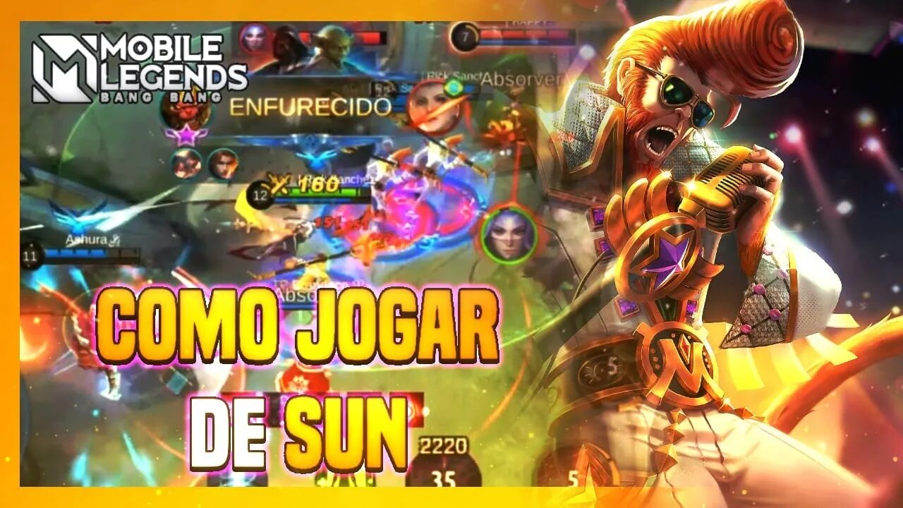 [TUTORIAL] COMO JOGAR DE SUN | BUILD, EMBLEMA E GAMEPLAY | MLBB