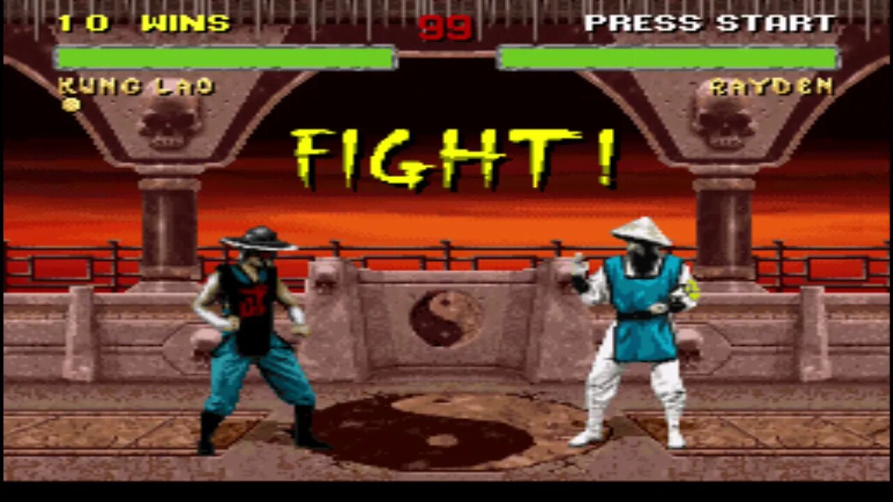 [Replay] Mortal Kombat II (SNES) - Kung Lao - Very Hard - No Continues