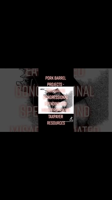 Pork Barreling, Earmarking, Misappropriation of Taxpayer Resources, and Synchronization(2)