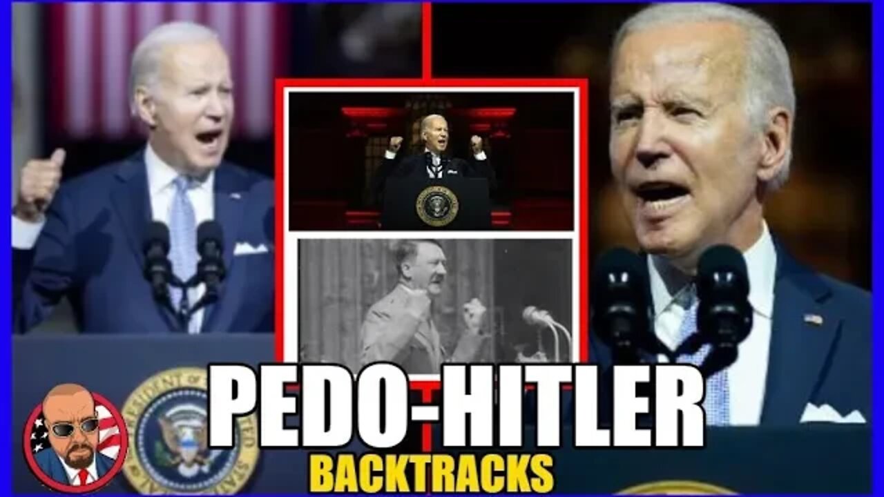 UPDATE: Joe "PedoHitler" Biden BACKTRACKS like a COWARD after Declaring WAR on MAGA Republicans!