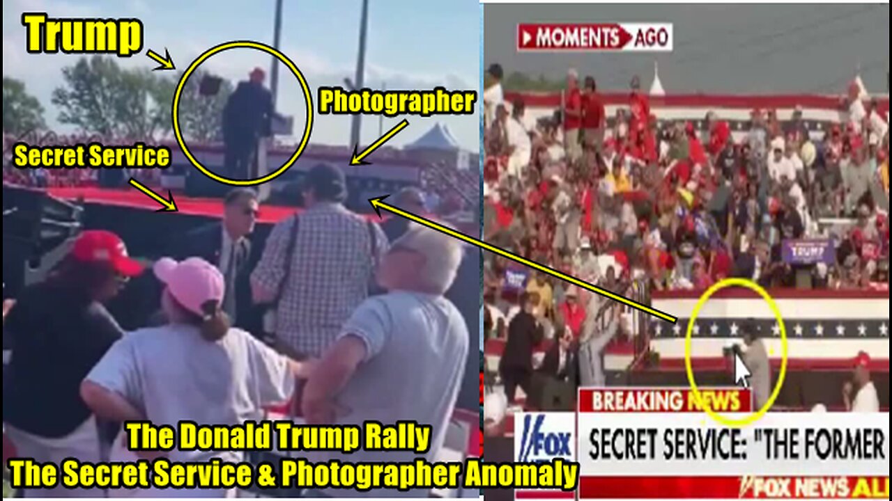 The Donald Trump Rally - The Secret Service & Photographer Anomaly