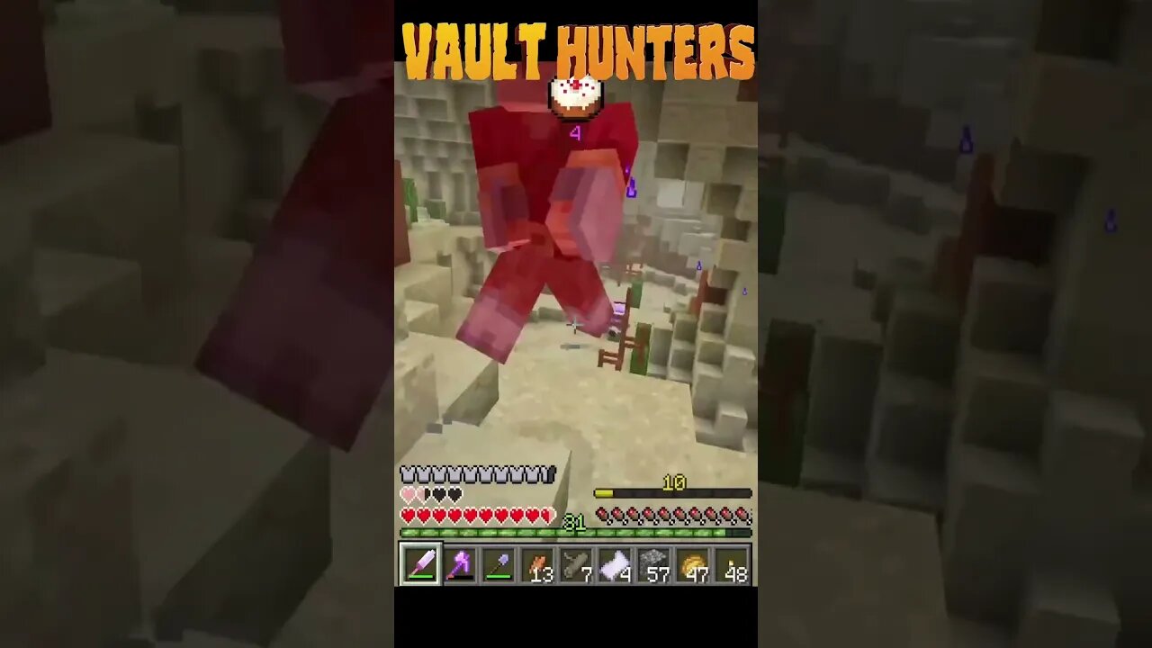 TimBnice goes BOOM! in Vault Hunters Minecraft mod [ funny #minecraft #shorts ]
