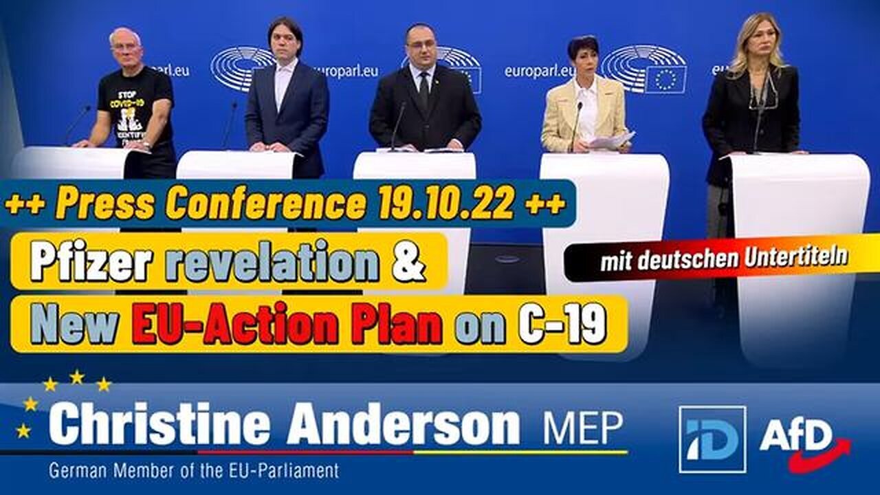 Pfizer Revelation & New EU Action Plan on Covid-19 | Christine Anderson MEP