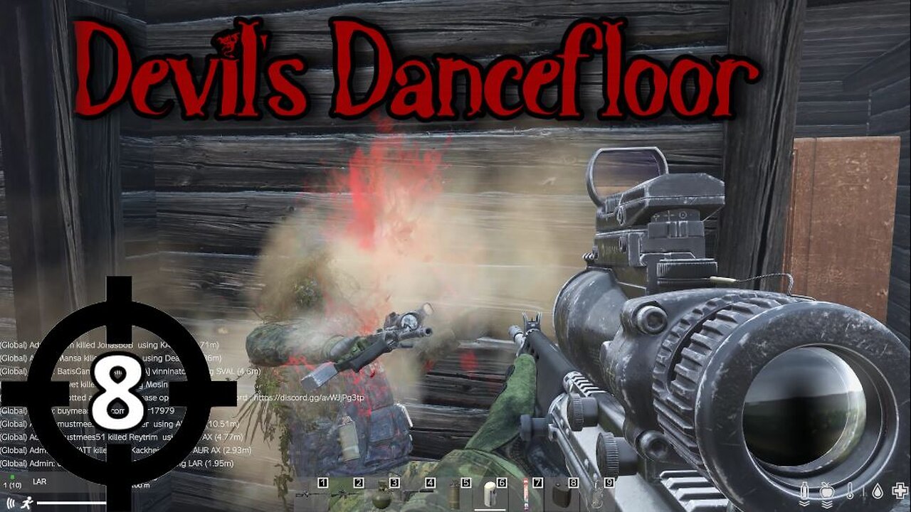 DayZ - DEATHMATCH - 8k at the Log Cabin - The Devil's Dancefloor Tango to Hell