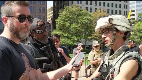 🔴👀🔴 BACKLASH: Ohio Militiamen Rally For Gun Rights