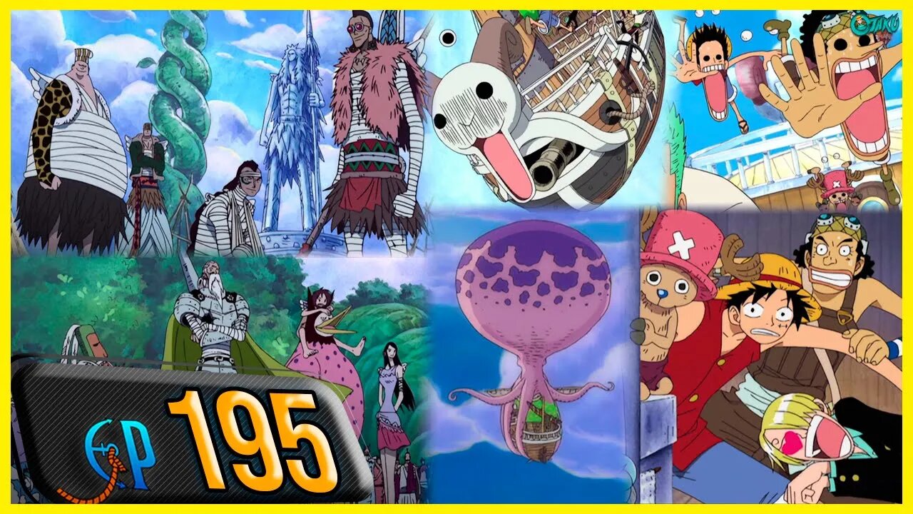 DE VOLTA PARA O MAR AZUL! A DESPEDIDA QUE ENTRELAÇA OS SENTIMENTOS! (RESUMO ONE PIECE EP 195)