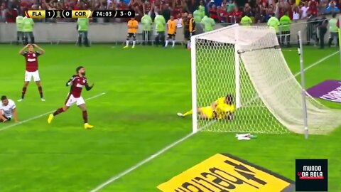 LANCES DO GABIGOL CONTRA O CORINTHIANS NA LIBERTADORES/ SEGUNDO JOGO.