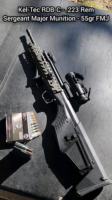 Kel-Tec RDB-C - .223 Rem Chronograph (Sergeant Major Munition 55gr FMJ)
