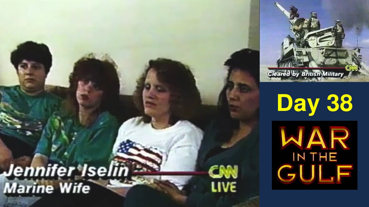 Vintage CNN - Iraq War Day 38 - News Hour - Feb23-91 (11PM EST)